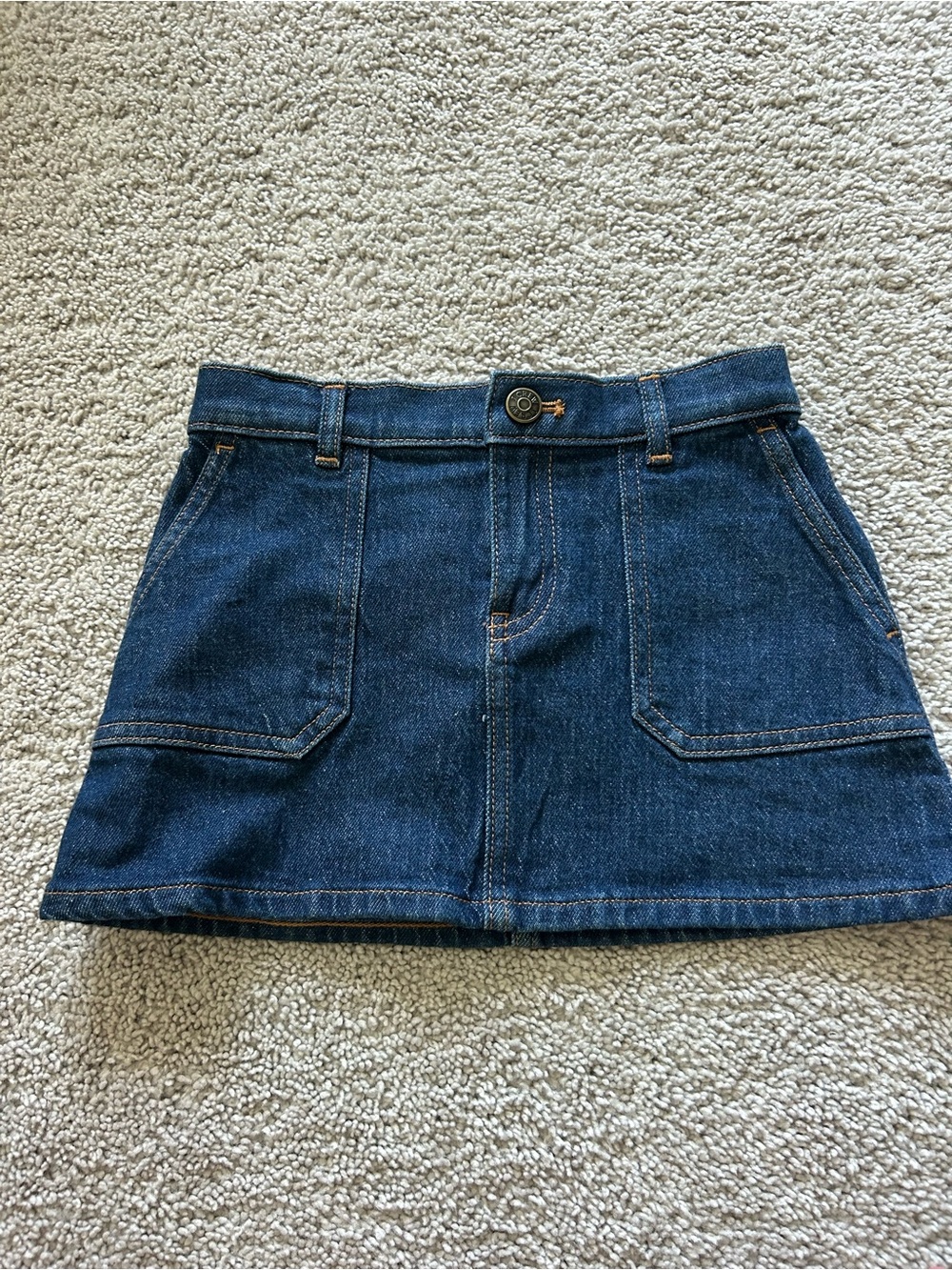 Crewcuts Dark Blue Denim Mini Skirt